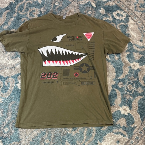Other - Olive Green Graphic Kids T-Shirt